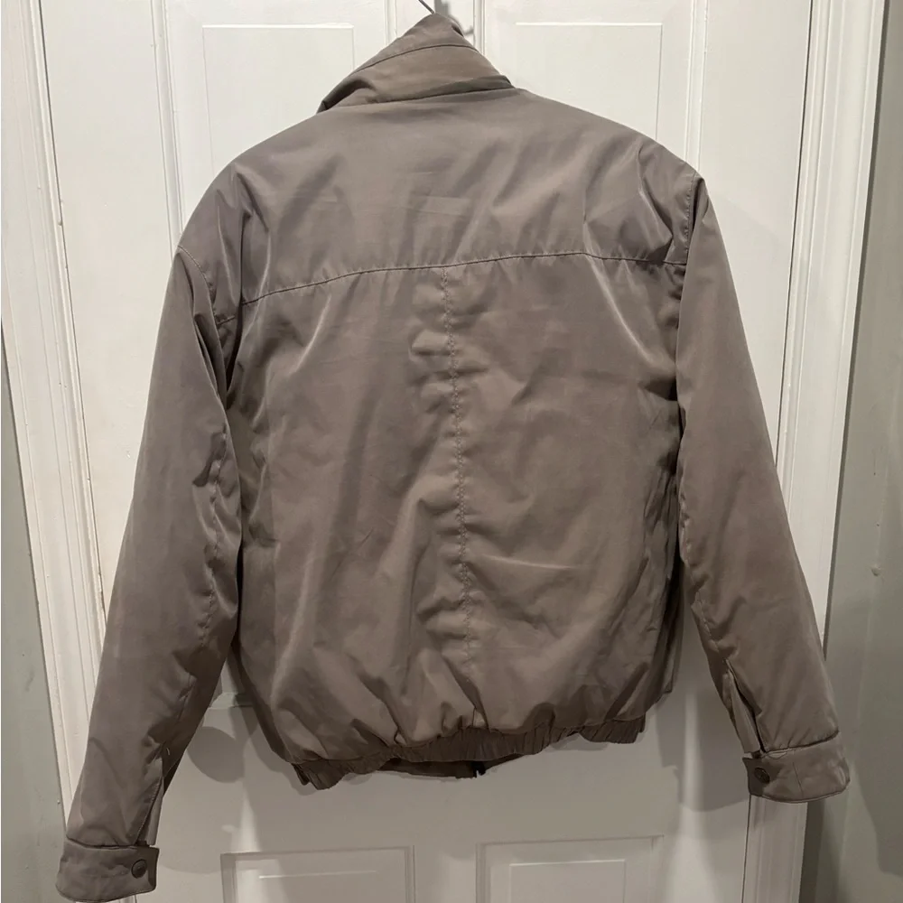 Weatherproof Men's Taupe with Brown Interior Bomber Jacket - Picture 4 of 14